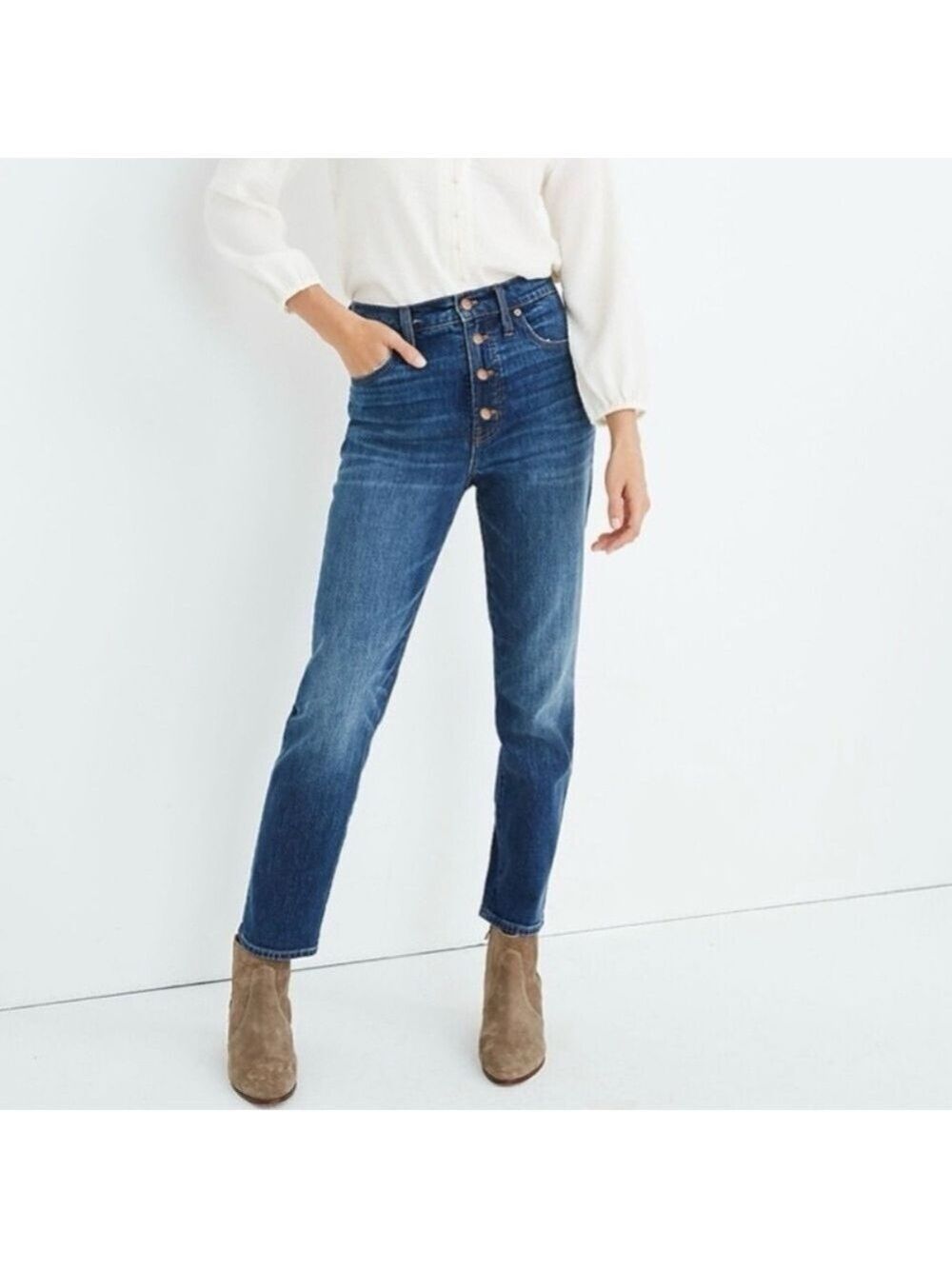 Madewell The Perfect Vintage Jean in Barnsdale Wash: Button-Front Edition 25
